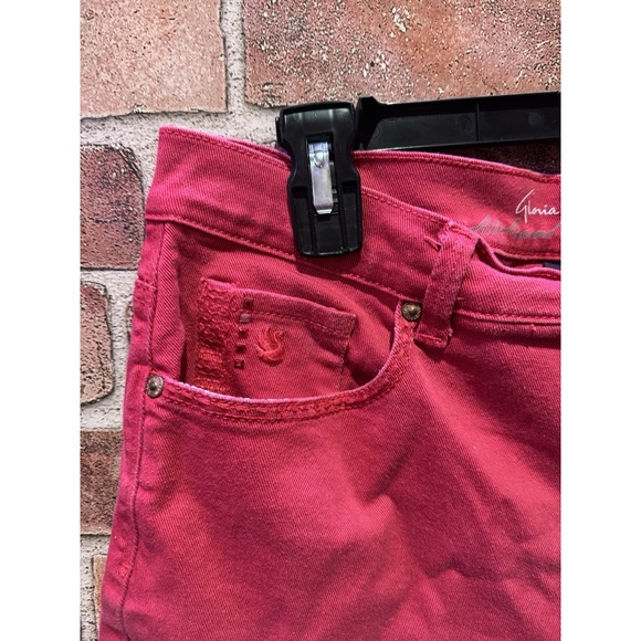 Gloria Vanderbilt Amanda Bermuda Women's Sz 12 Khaki All Around Slimming Shorts - Picture 4 of 8